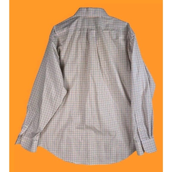 Lauren by Ralph Lauren LRL Men's Shirt 17.5 Oxford Non Iron Button Down Multicol - Picture 4 of 8